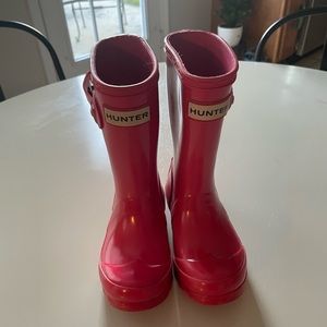HUNTER GIRLS RAIN BOOTS SIZE 9/10